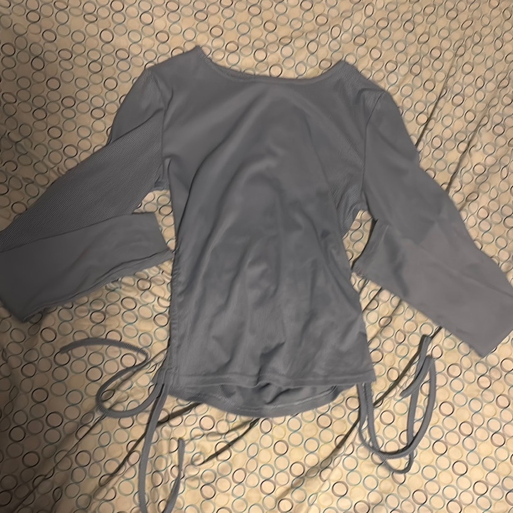 Chic Light Blue Women's Blouse